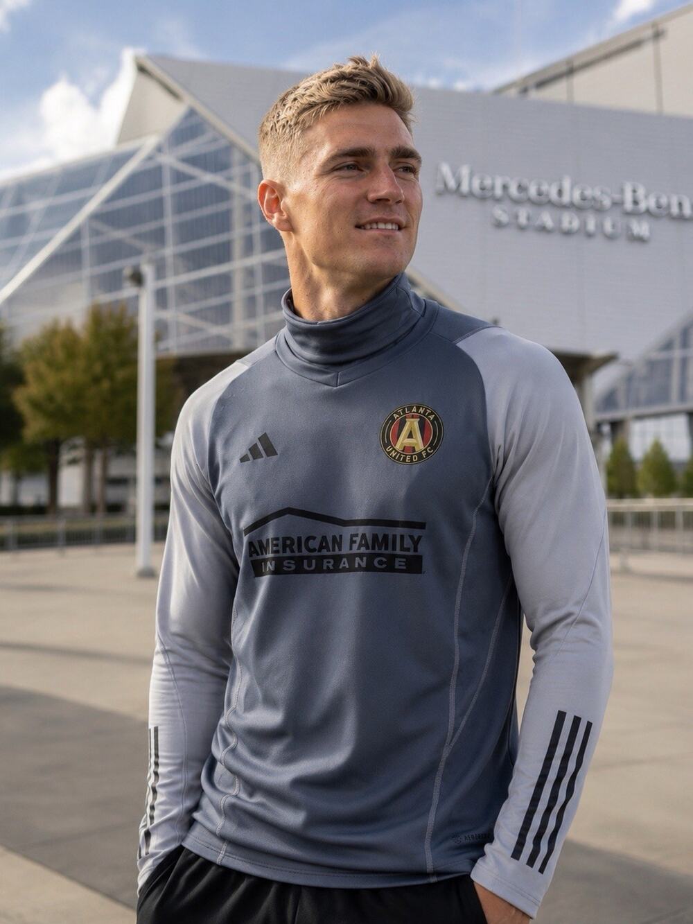 Atlanta United FC adidas Warm Raglan COLD.RDY Top - Men’s S/M/L $129